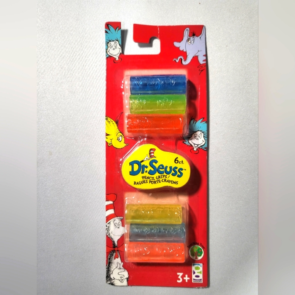 New Dr. Seuss Pencil Grips - 6pcs